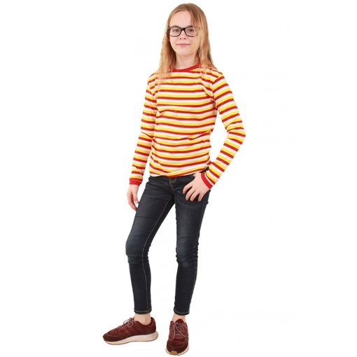 Dorustrui Kind rood/wit/geel lange mouw unisex