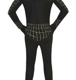 Zwarte Spiderman pak Volwassenen