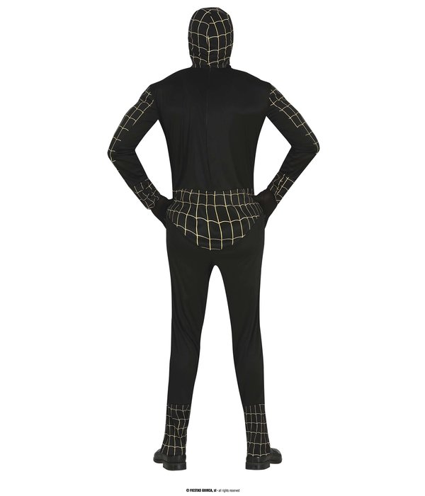 Zwarte Spiderman pak Volwassenen