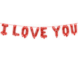 Folieballon Slinger 'I Love You'