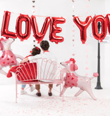 Folieballon Slinger 'I Love You'