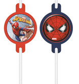 Spiderman Crimefighter Rietjes (4st)