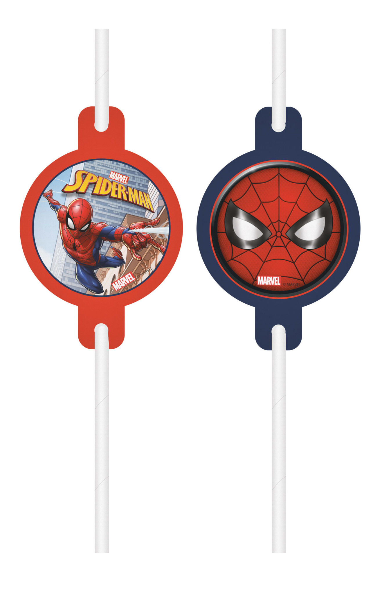 Spiderman Crimefighter Rietjes (4st)