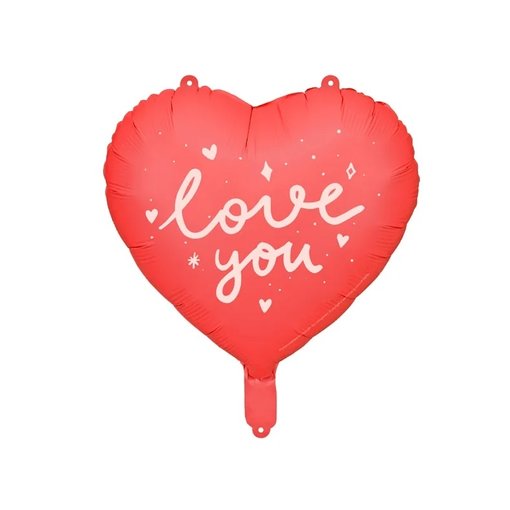 Folieballon 'Love You' Hart (45cm)