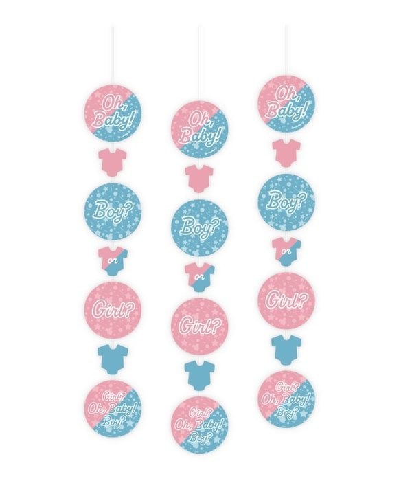 Handecoratie Gender Reveal (3st)