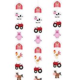 Hangdecoratie Slingers Boerderij Dieren (3st)