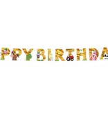 Boerderij Letterslinger 'happy birthday' (2,5m)