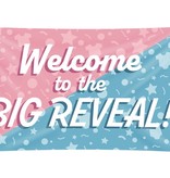 Gevelvlag 'Welcome' Gender Reveal (150x90cm)