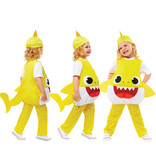 Baby Shark Kostuum Peuter Geel