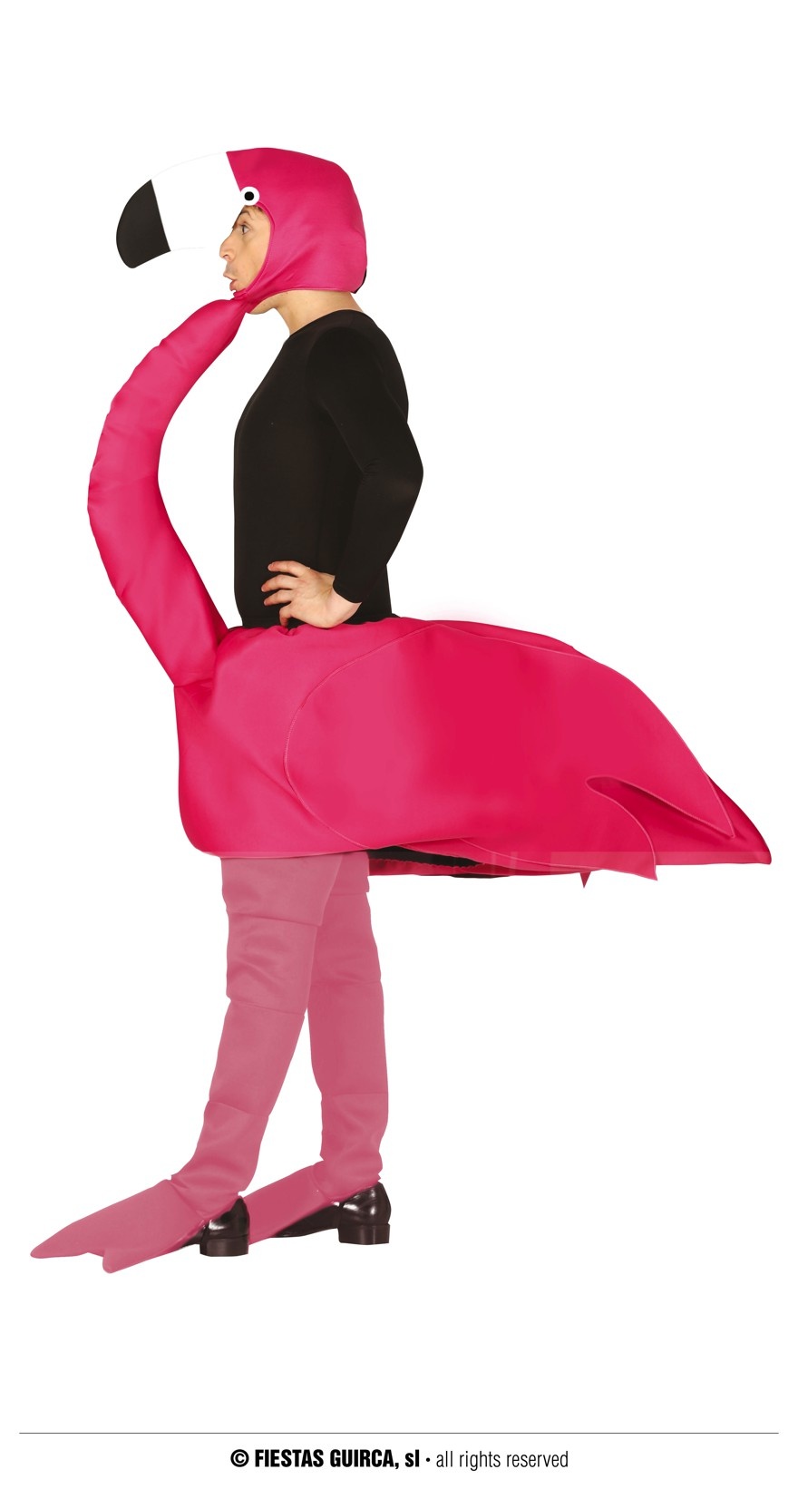 Fiestas Guirca Flamingopak Opblaasbaar Heren Roze Maat L