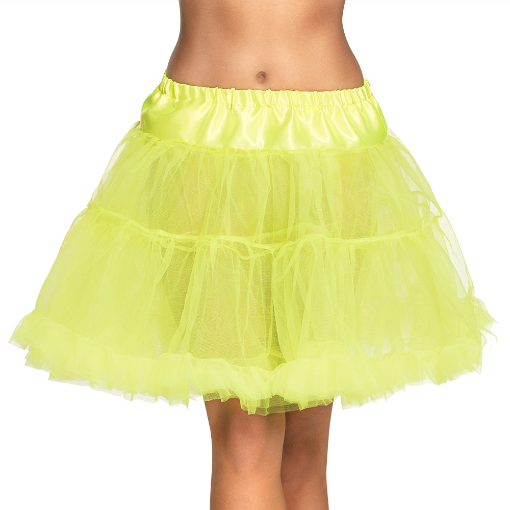Dames Petticoat Luxe Neon -
