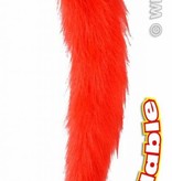 Duivelstaart pluche rood
