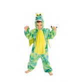 Groene Draken Onesie Kind