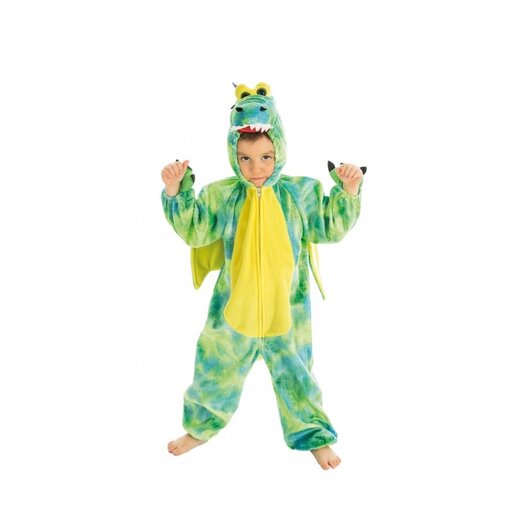 Groene Draken Onesie Kind