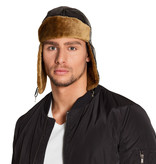 Pilotenpet met bont luxe
