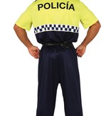 Lokale Spaanse Politie Kostuum Man