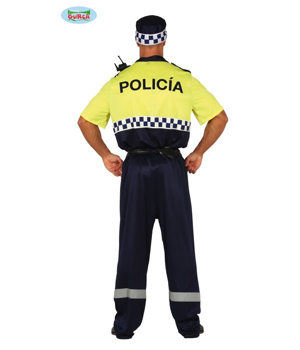 Lokale Spaanse Politie Kostuum Man