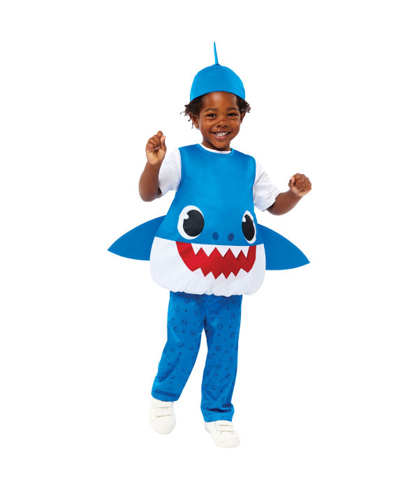 Baby Shark Kostuum Peuter Blauw