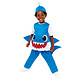 Baby Shark Kostuum Peuter Blauw