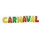 Folieballonnen Set 'Carnaval' Meerkleurig