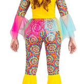 Hippie Rainbow Circle Kostuum Indy Dames