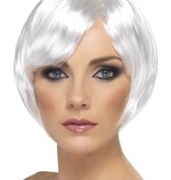 Witte Bobline Pruik Babe