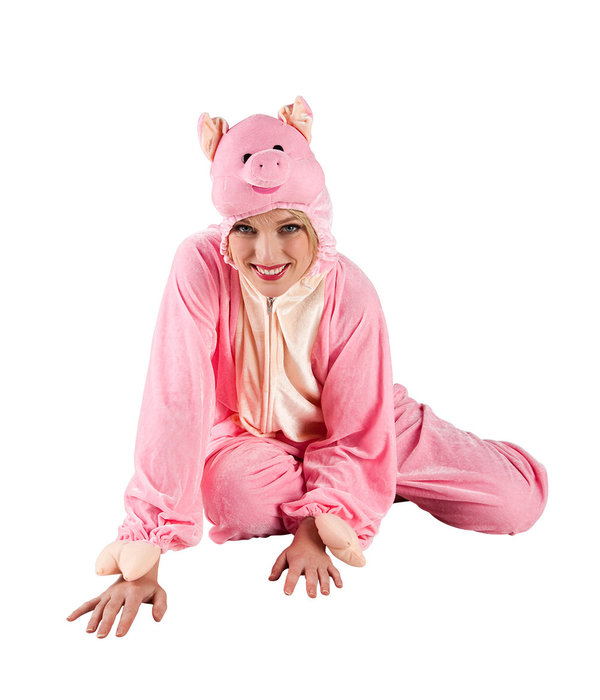 Volwassenenkostuum Varken pluche