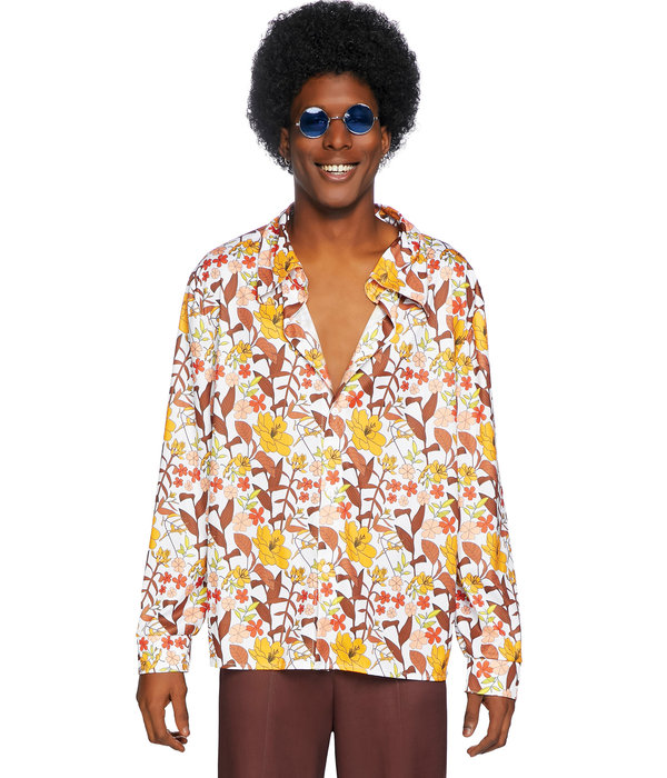 Hippie Blouse Floral Heren