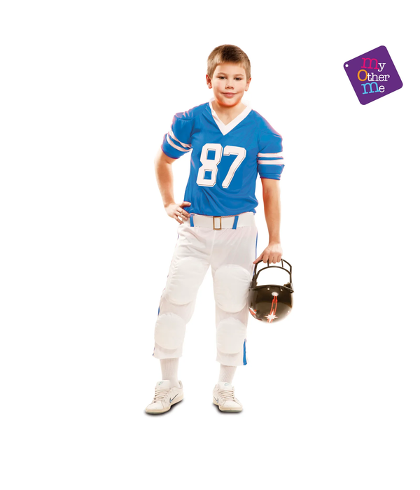 Rugby Kostuum Kind Blauw