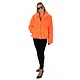 Bontjas neon oranje dames