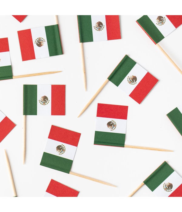 Vlaggenprikkers Mexico (50st)
