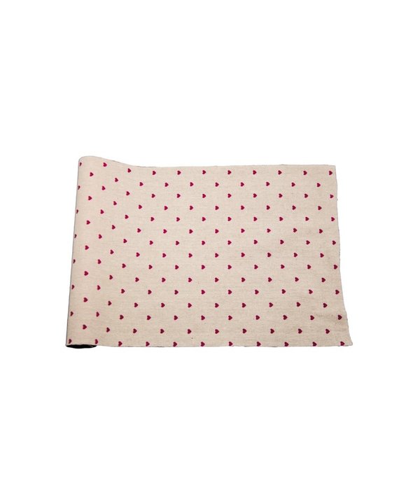 Tafelloper Rode Hartjes (5m)