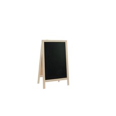 Tweezijdig Houten Krijtbord (20cm x 39cm)