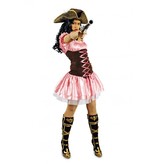Pink Pirate Kostuum Diana Dames