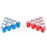 Beer Pong Set Rood/Blauw