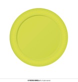 Borden Neon Geel 23cm (6st)