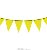 Neon gele vlaggenlijn (3m)