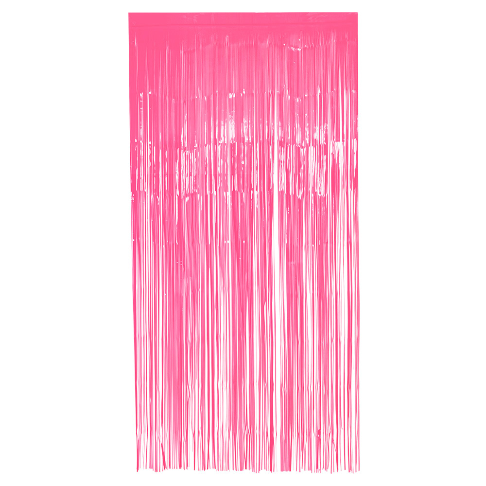 Deurgordijn Folie Neon Roze