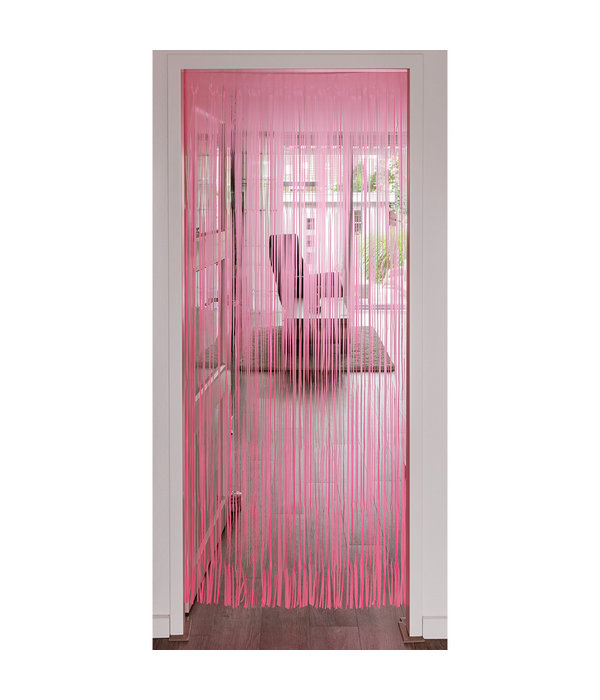 Deurgordijn Folie Neon Roze