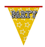 Holografische Vlaggelijn 'Party' (8m)