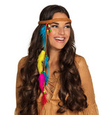 Hoofdband Hippie Met Veren