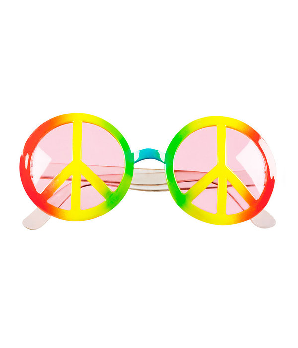 Regenboog Hippie Bril Peace