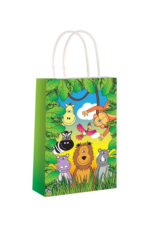 Jungle Dieren Feest Tasje afbeelding