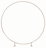 Koperen backdrop frame cirkel