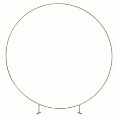 Koperen backdrop frame cirkel 2 meter