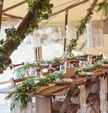 Koperen backdrop frame cirkel