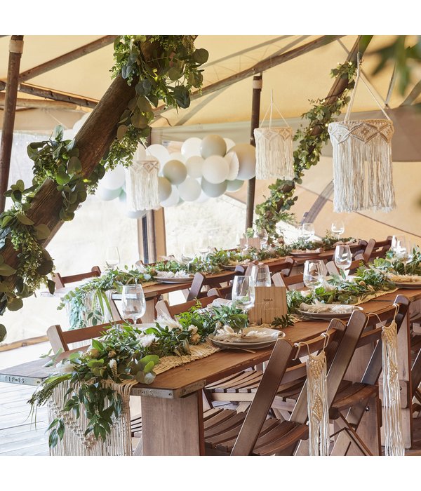 Koperen backdrop frame cirkel