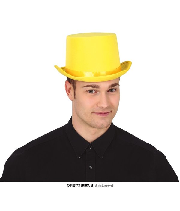 Gele Hoge Hoed