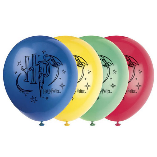 Harry Potter feestballonnen HP kleurrijk 30cm (8st)
