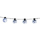 Led-lichtsnoer Partybal Zilver (140cm)